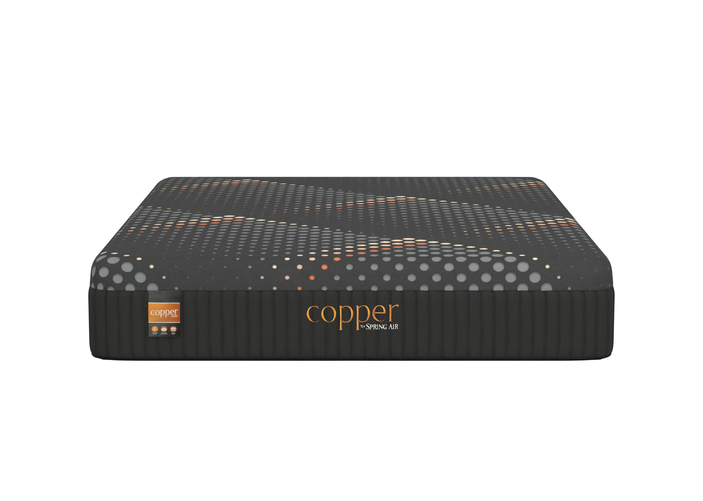 Mattress with 'Copper' branding by Spring Air