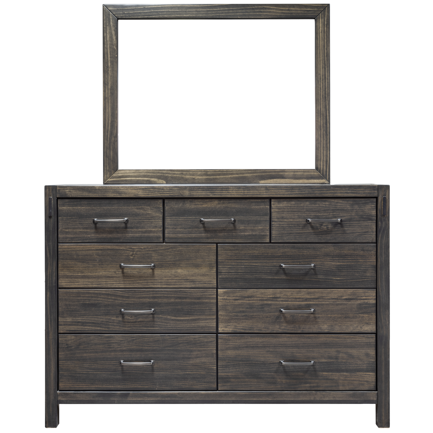 Mako Stella Bedroom Suite (Charcoal) | Solid Pine