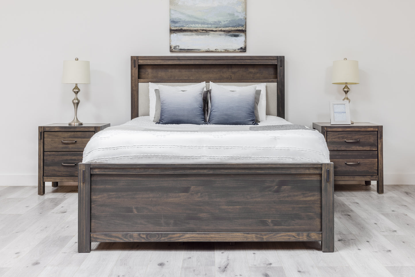 Mako Stella Bedroom Suite (Charcoal) | Solid Pine