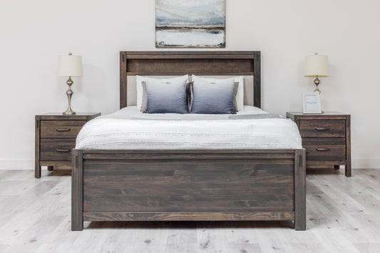 Mako Stella Bedroom Suite (Charcoal) | Solid Pine