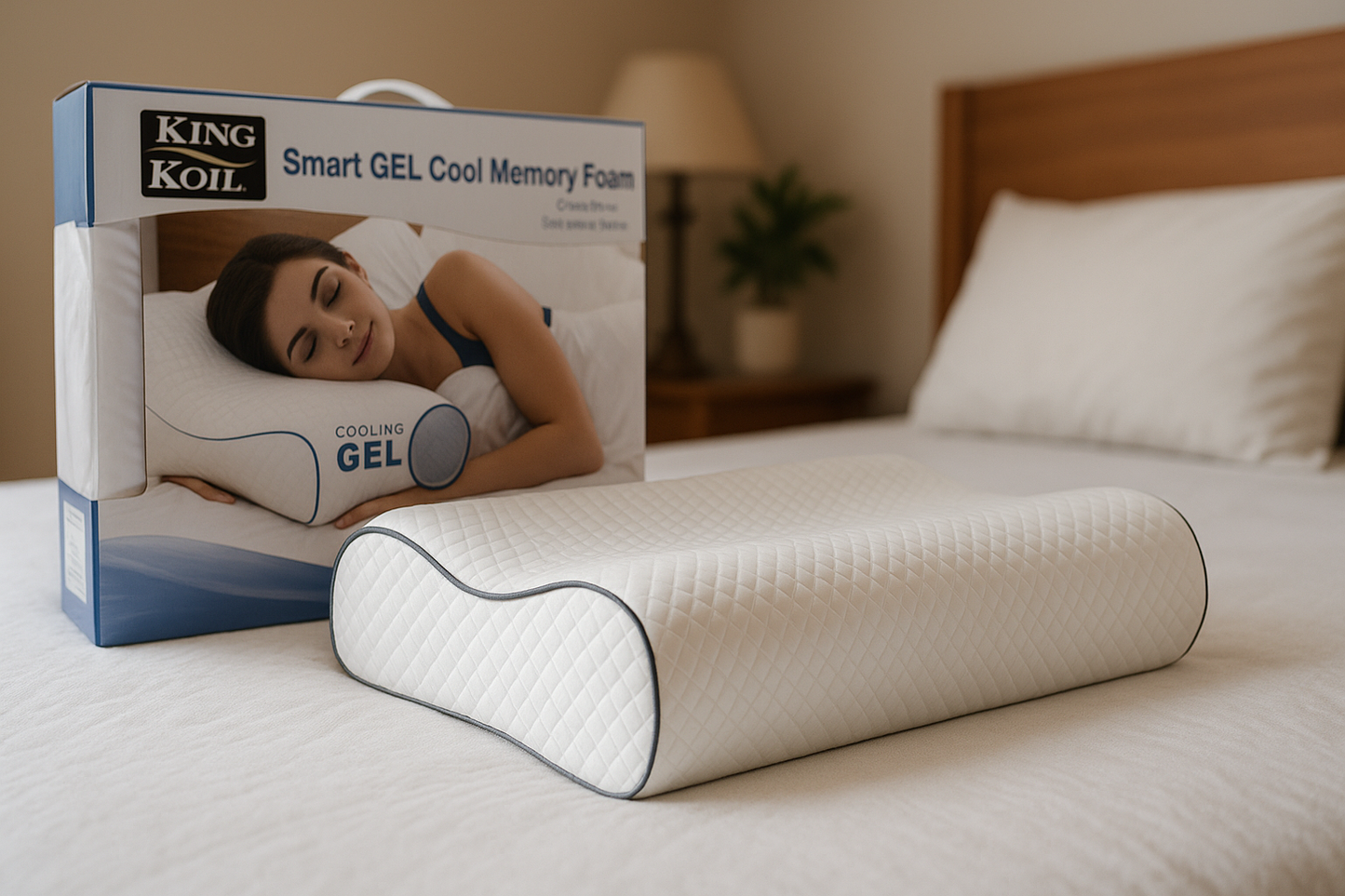 King Koil Smart Gel Memory Foam Pillow