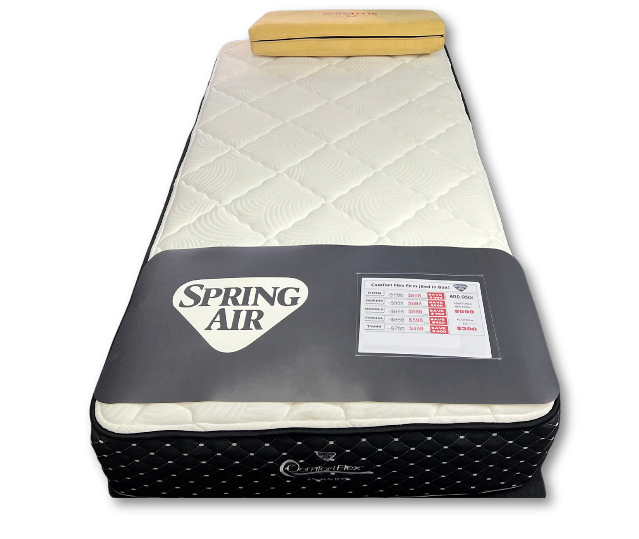 Spring Air Comfort Flex Firm (Bed in Box) | Canadian Made Mattress