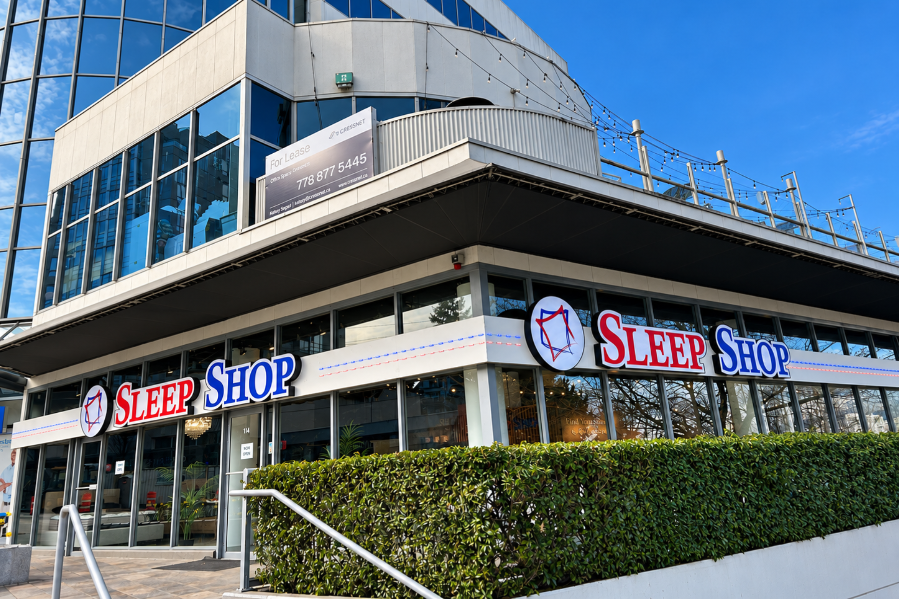 Sleep Shop storefront