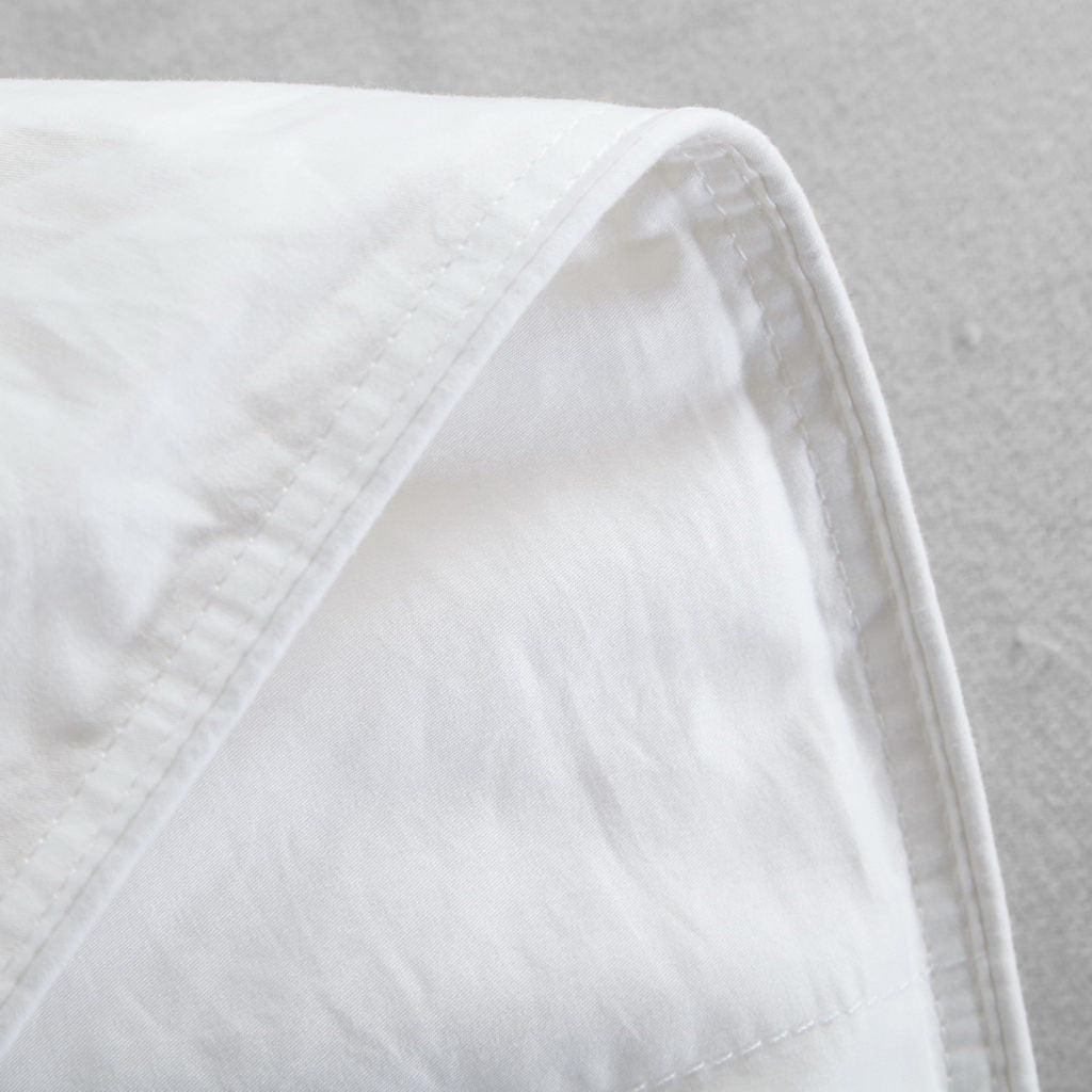 Close up details of the Acadia Down Duvet