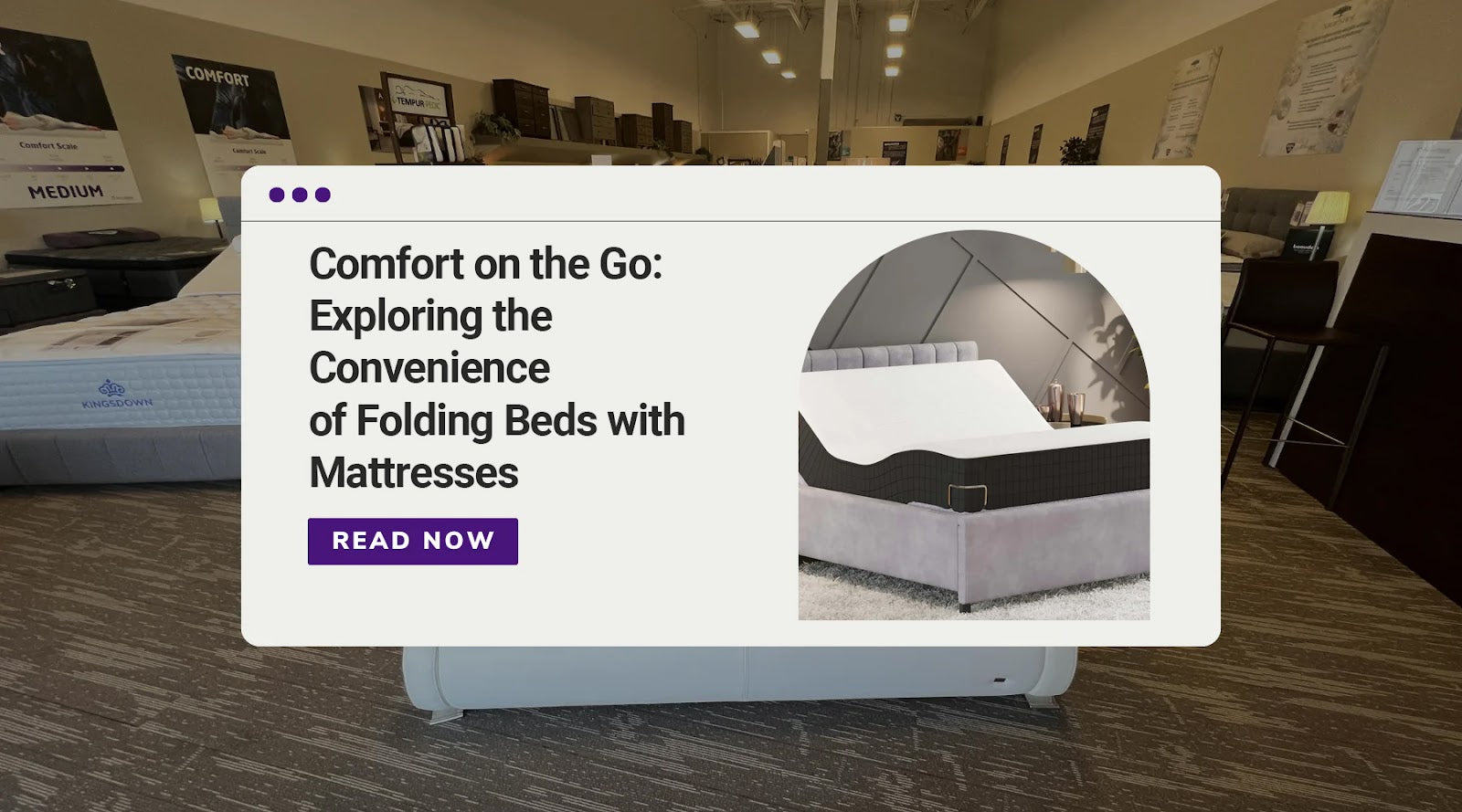 Comfort on the Go: Exploring the Convenience of Folding Beds with Mattresses