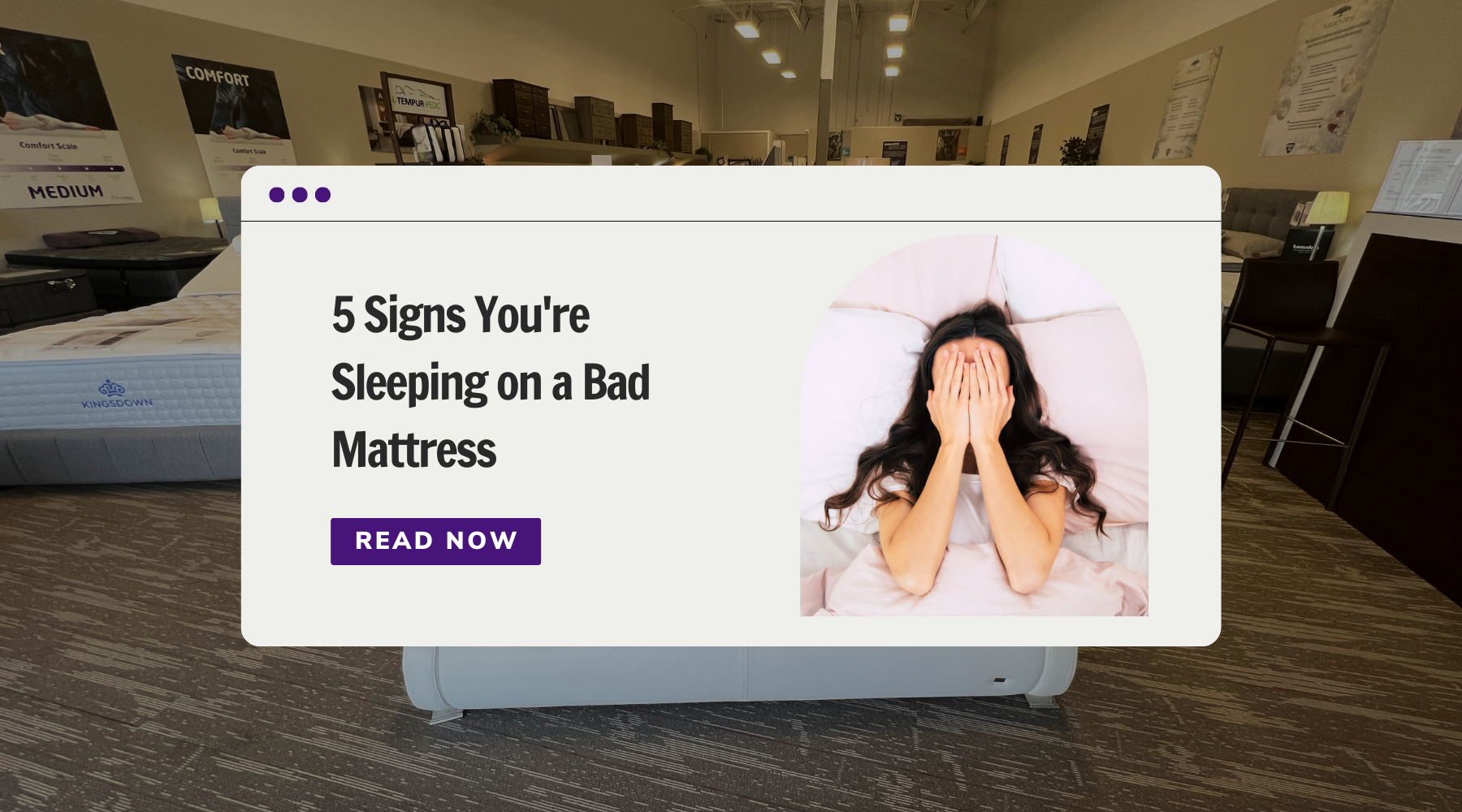5 Signs You're Sleeping on a Bad Mattress - Improve Your Sleep Quality Today