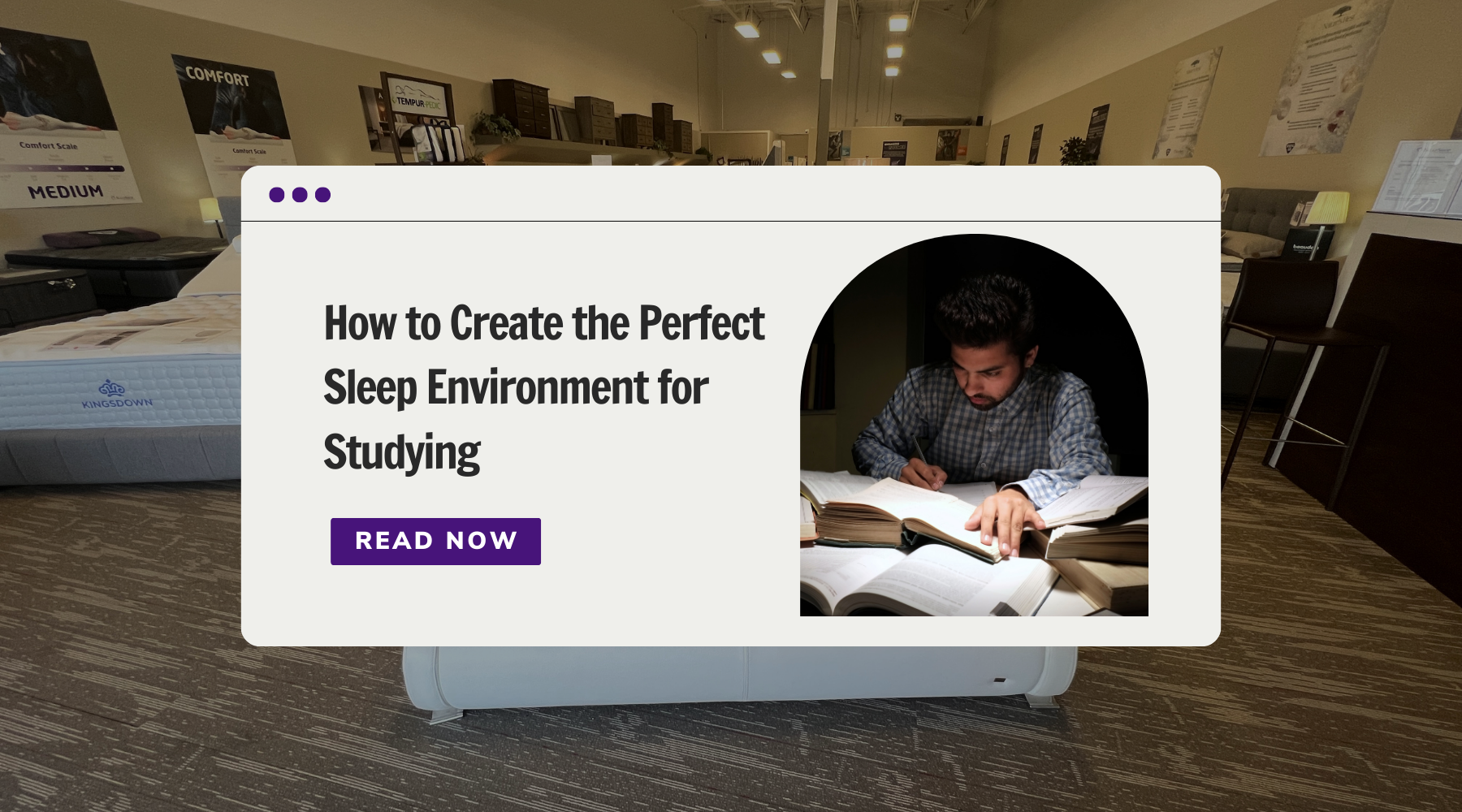 Optimize Your Sleep Environment for Better Study Results