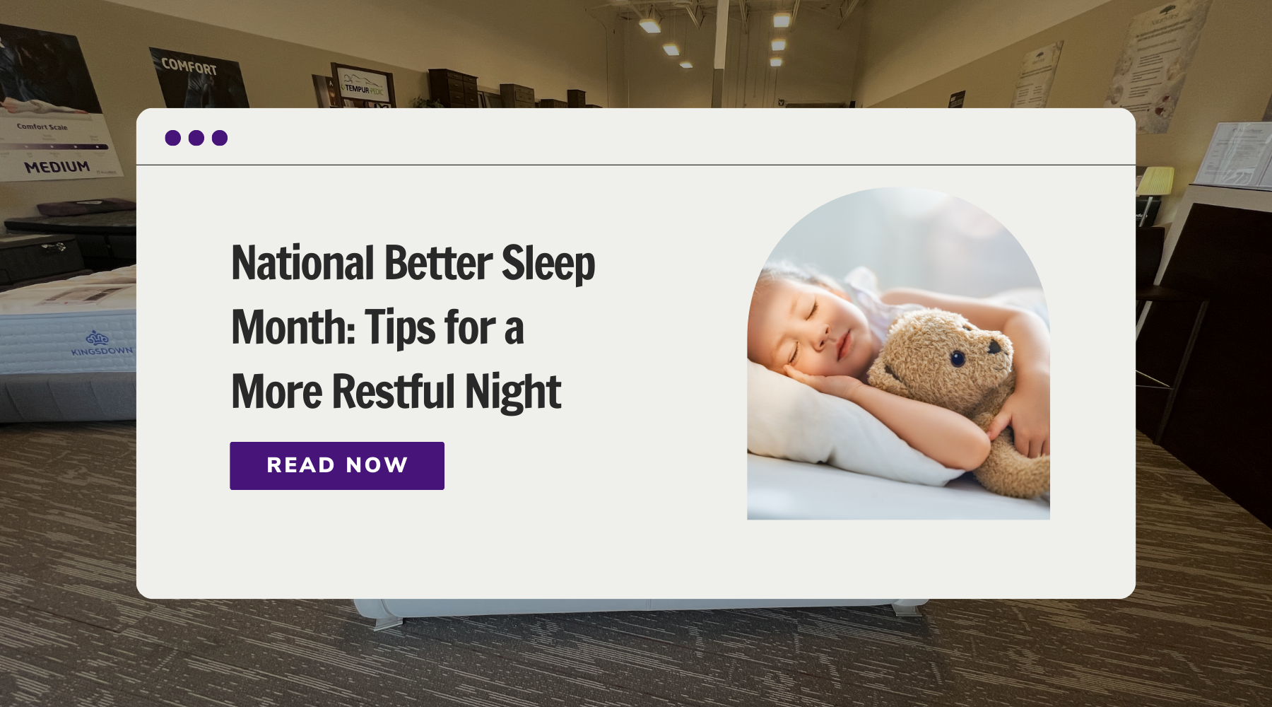 National Better Sleep Month: Tips for a More Restful Night