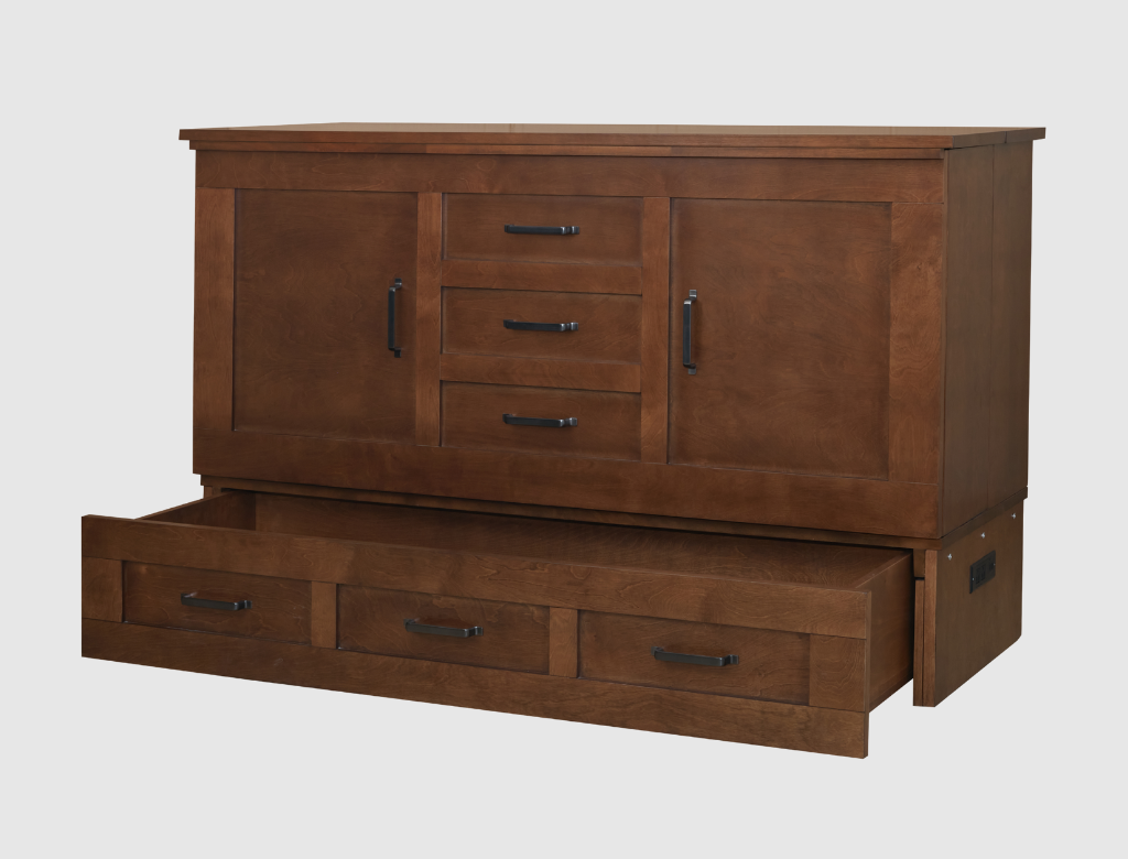 Harrison CabinetBed™ | Queen Cabinet Bed with Mattress | Murphy Bed