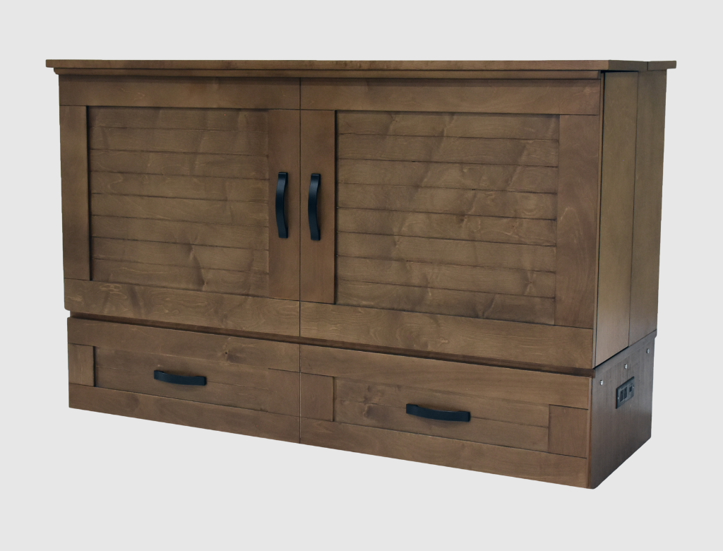 Cottage CabinetBed™ | Queen Cabinet Bed with Mattress | Murphy Bed