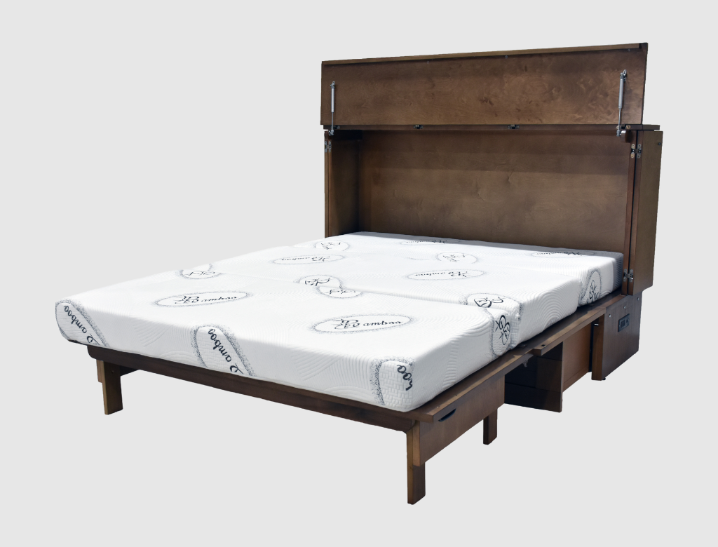 Cottage CabinetBed™ | Queen Cabinet Bed with Mattress | Murphy Bed