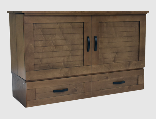 Cottage CabinetBed™ | Queen Cabinet Bed with Mattress | Murphy Bed