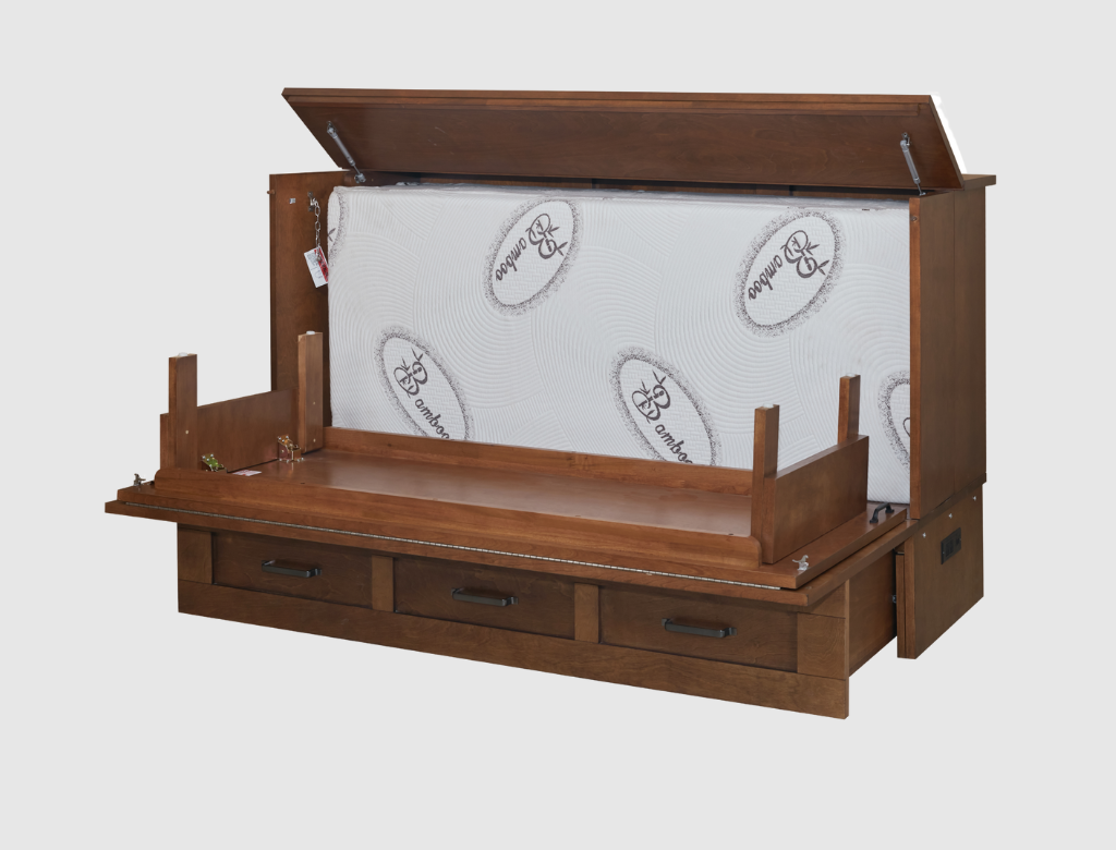 Harrison CabinetBed™ | Queen Cabinet Bed with Mattress | Murphy Bed