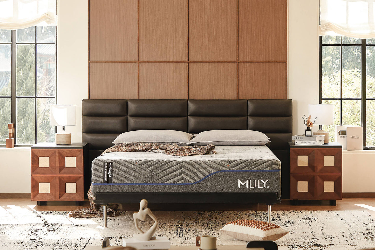 MLILY® Midnight 1.0 Hybrid Mattress | Mattress in a Box