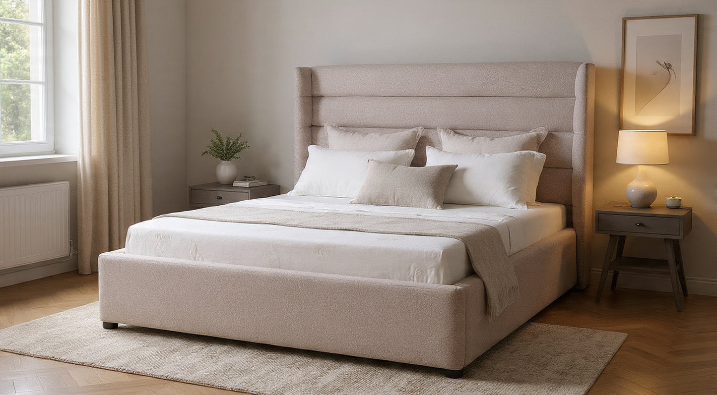 Berlin Hydraulic Lift Storage Bed with Euro Slats