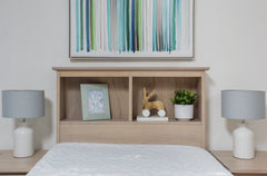 Bookcase Headboard for Bed | Solid Wood