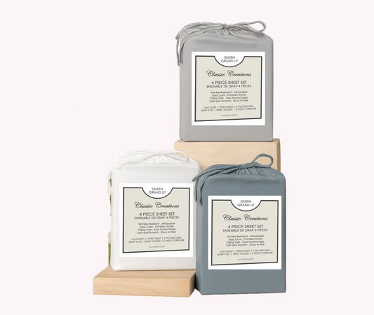 Microfiber Sheet Set | Soft & Wrinkle-Resistant Bedding
