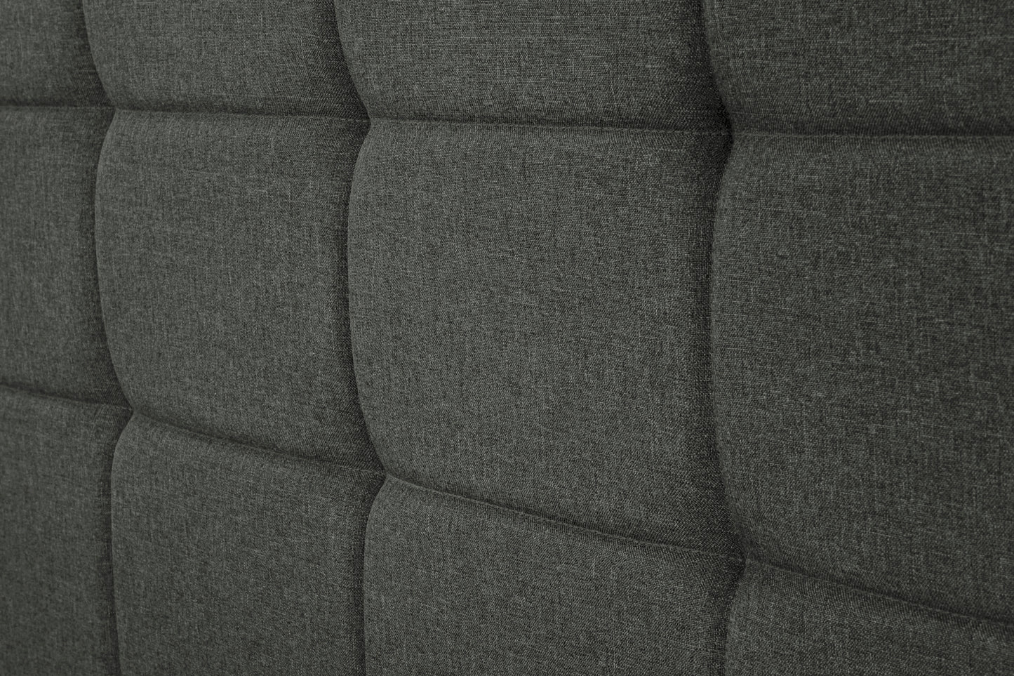 [CLEARANCE] Idalia Upholstered Platform Bed – Charcoal