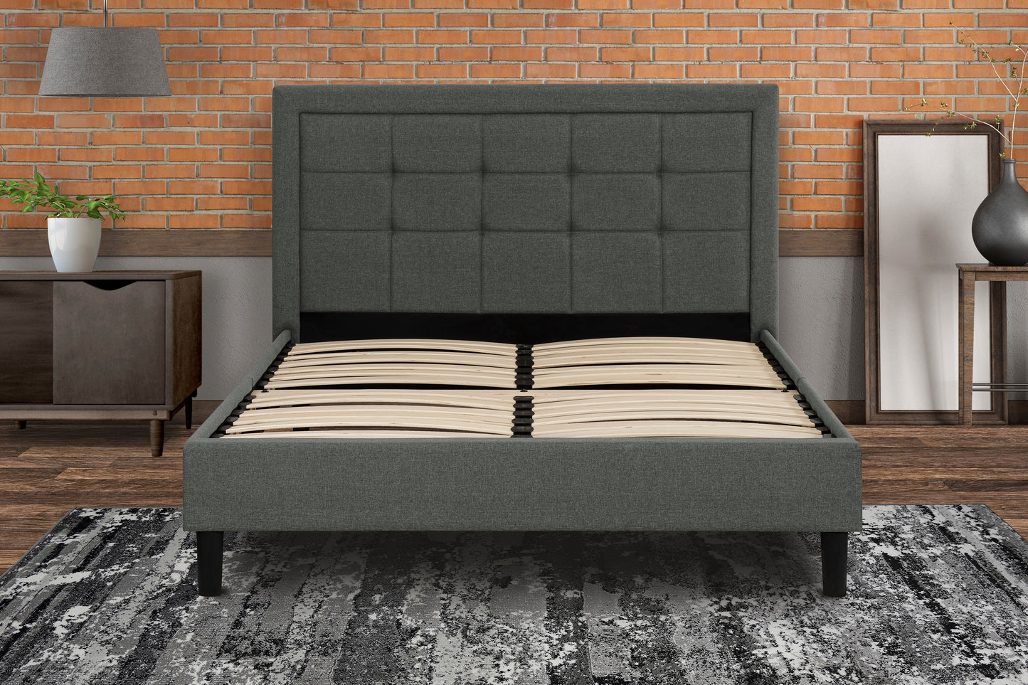 Idalia Platform Bed | Upholstered Bed