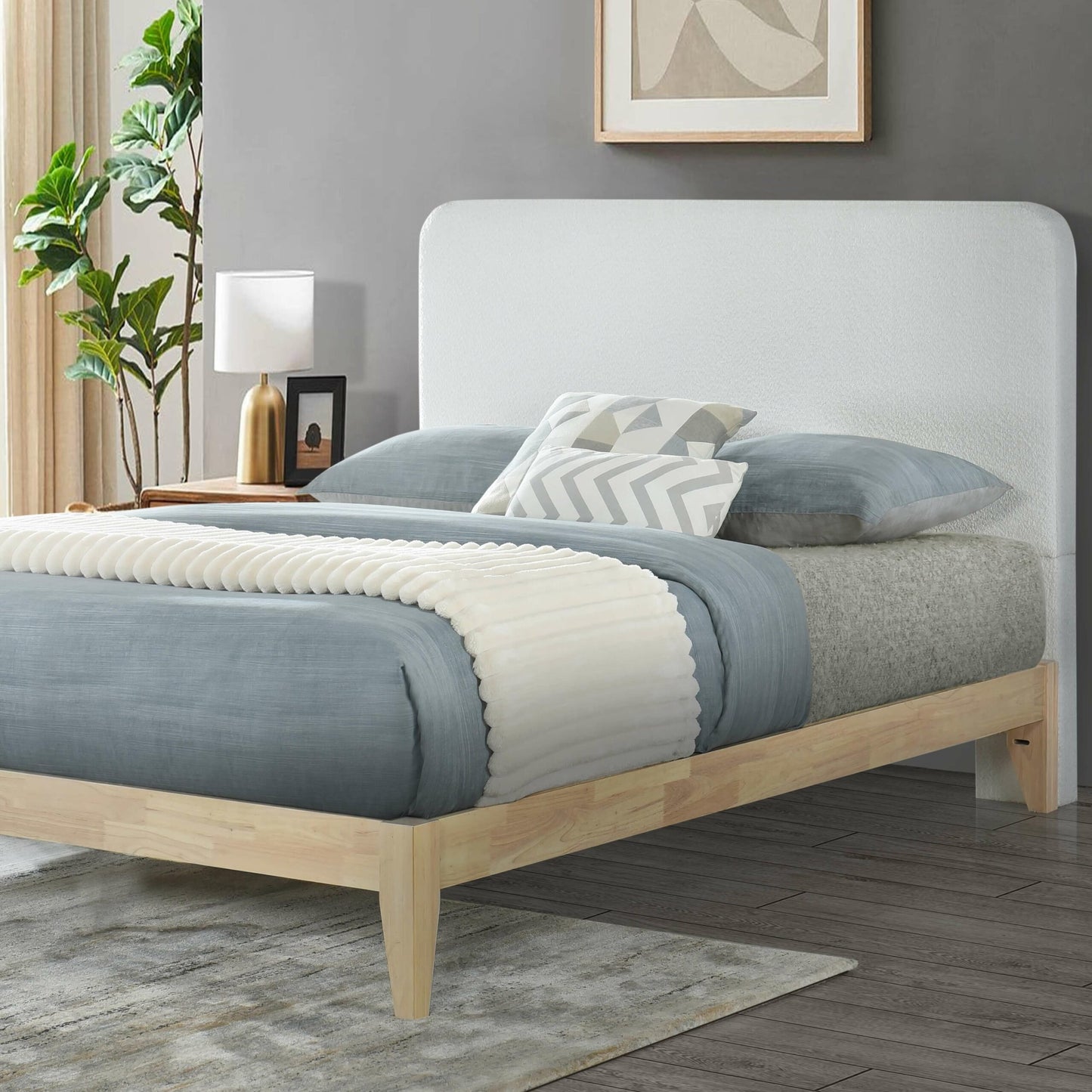 Luna Upholstered Headboard – Comfortable & Stylish Bedroom Upgrade