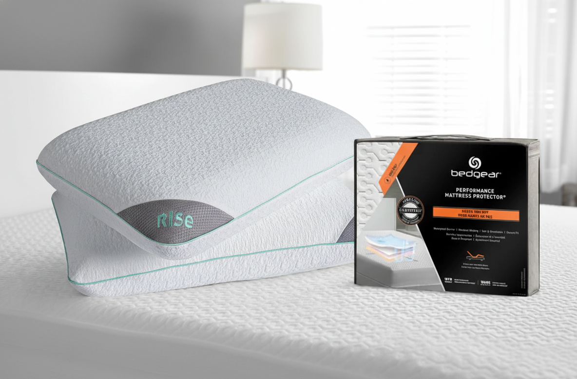 [BUNDLE DEAL] BEDGEAR Sleep Bundle | Mattress Protector + Rise Pillow