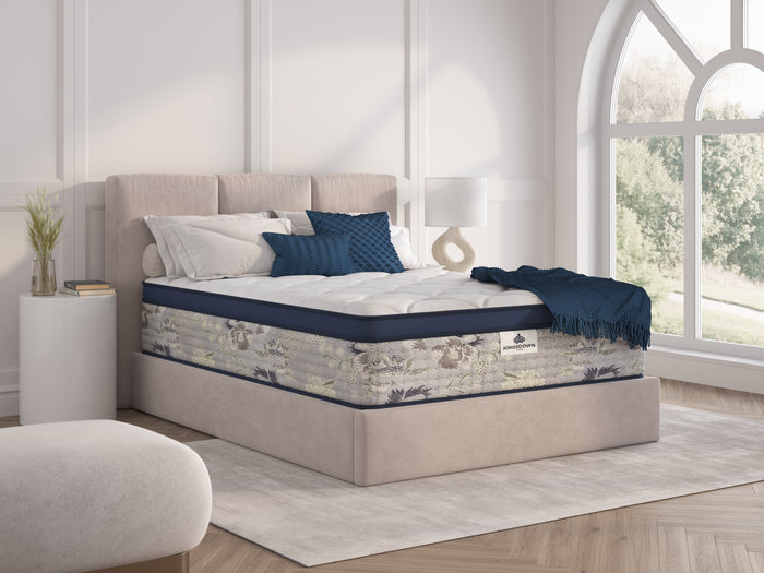 Seville Euro Top Plush Mattress on bed frame – luxury soft support