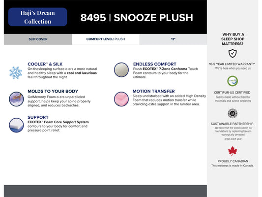 Snooze Plush Mattress | Hajis Dream Collection