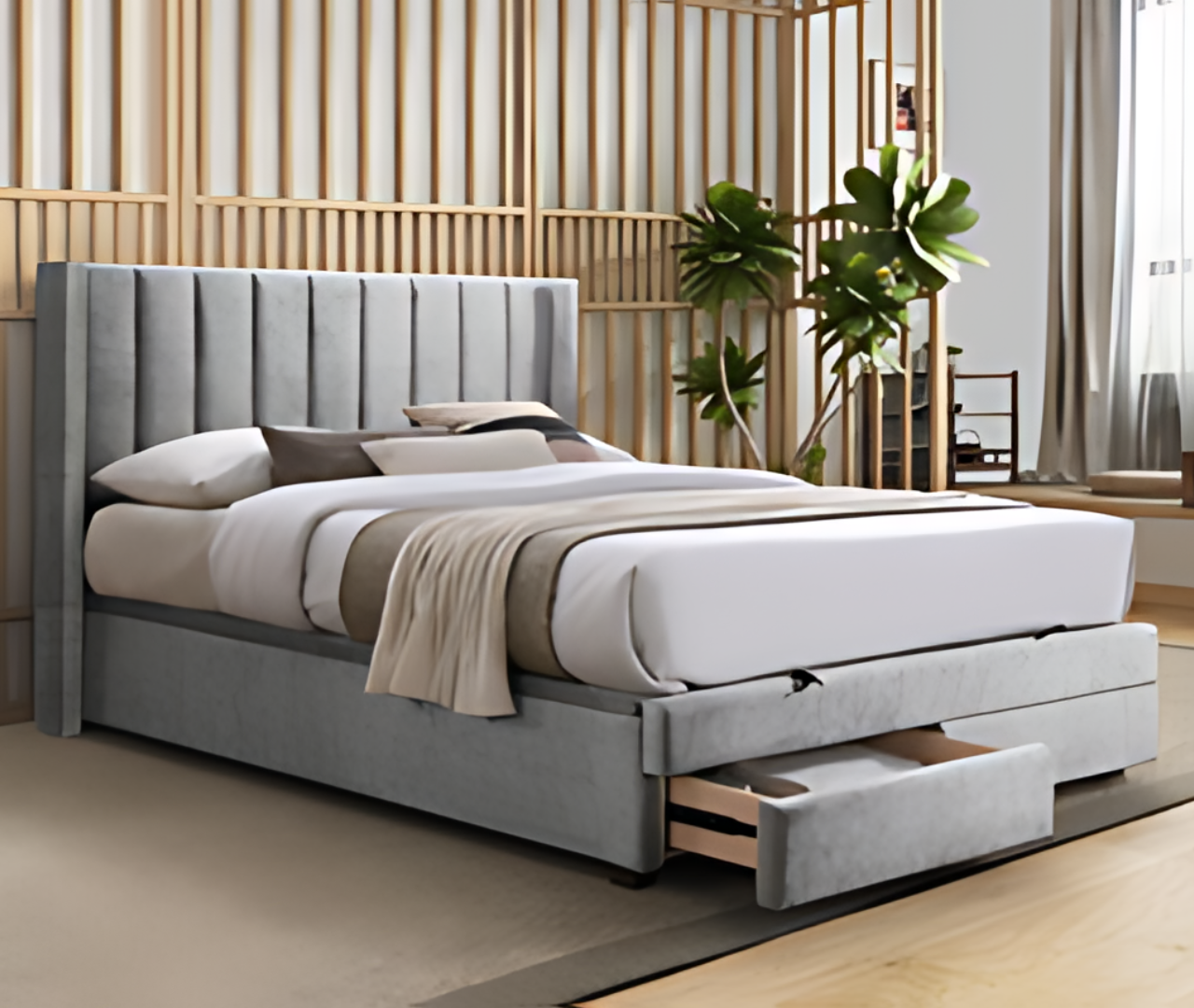 Valentina Lift Bed with Drawers