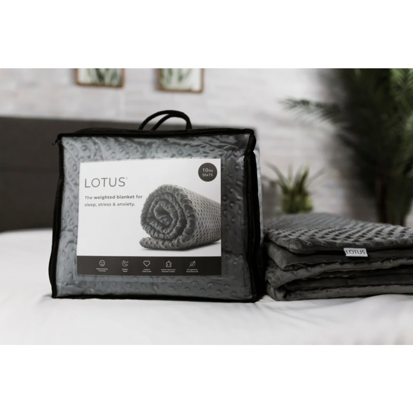 [CLEARANCE] Lotus Weighted Blanket – 10 lb / 20 lb