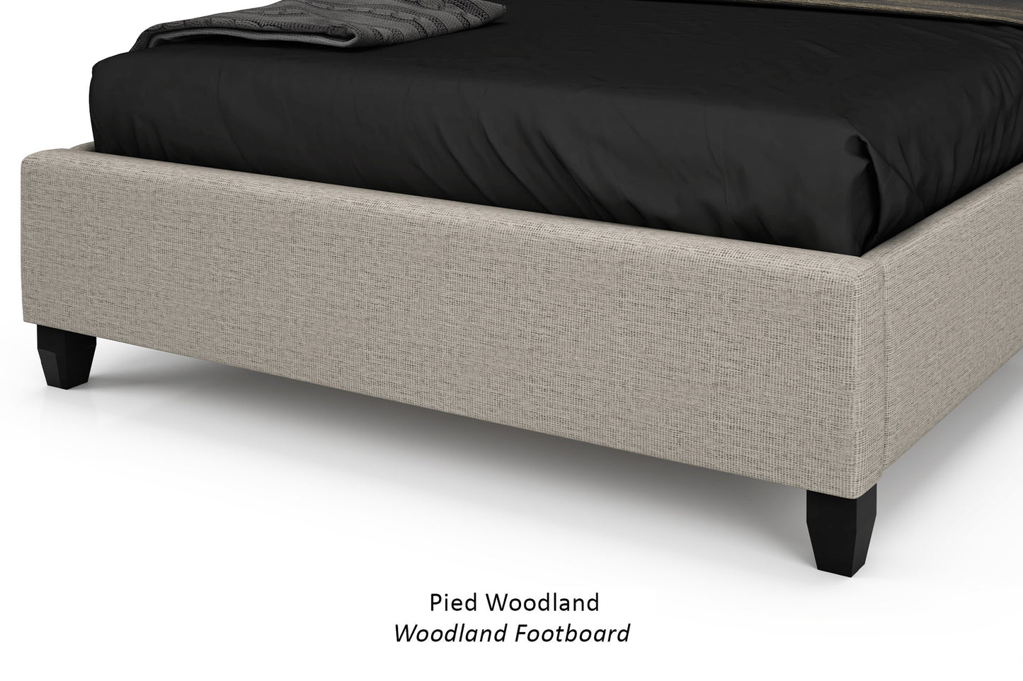 Beaudoin Edwin Upholstered Bed Frame with Storage Footboard