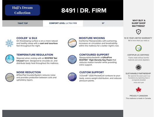 Dr. Firm Mattress | Hajis Dream Collection