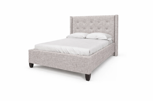 Beaudoin Edwin Upholstered Bed Frame with Storage Footboard