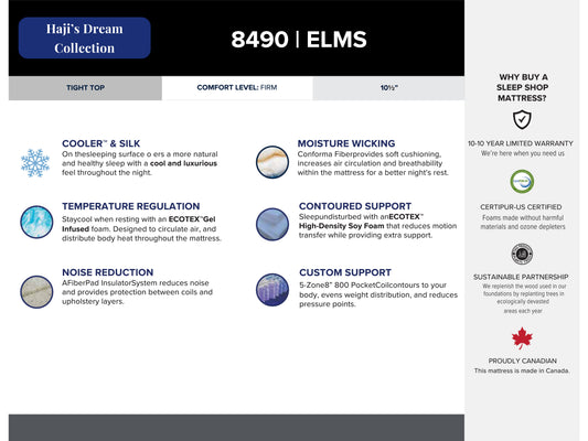 Elms Mattress | Hajis Dream Collection