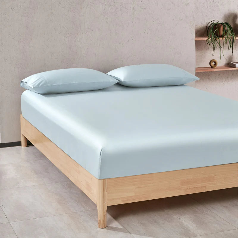 400TC Pima Sateen Cotton Fitted Sheet (Custom Order)