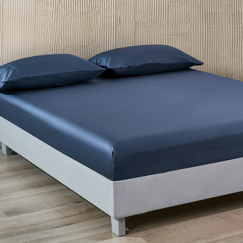 400TC Pima Sateen Cotton Fitted Sheet (Custom Order)
