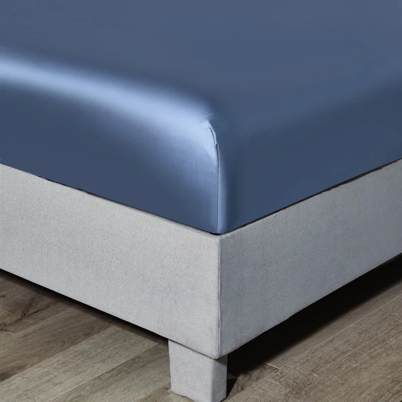 400TC Pima Sateen Cotton Fitted Sheet (Custom Order)