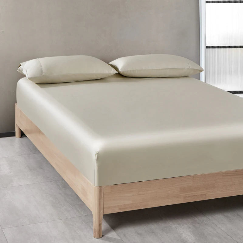 400TC Pima Sateen Cotton Fitted Sheet (Custom Order)