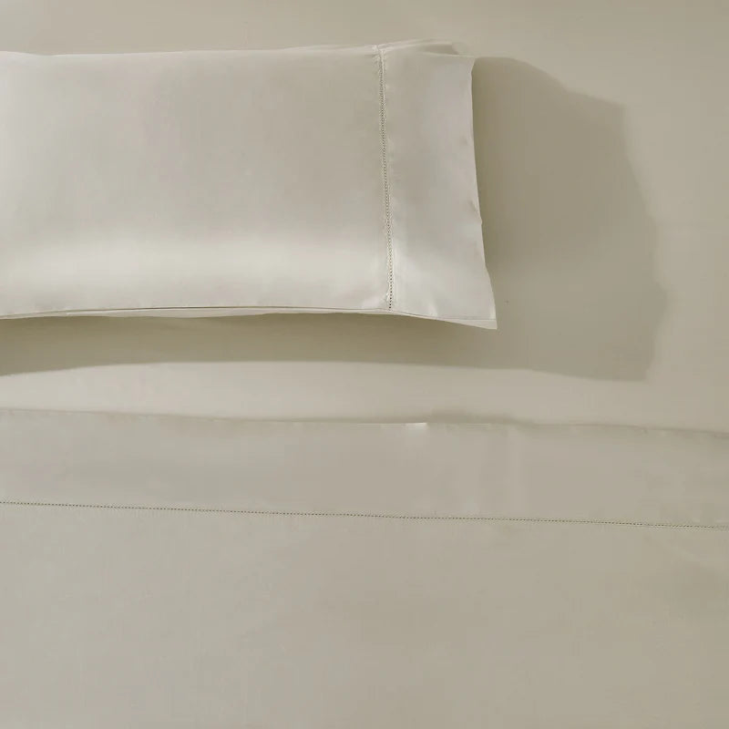 400TC Pima Sateen Cotton Fitted Sheet (Custom Order)