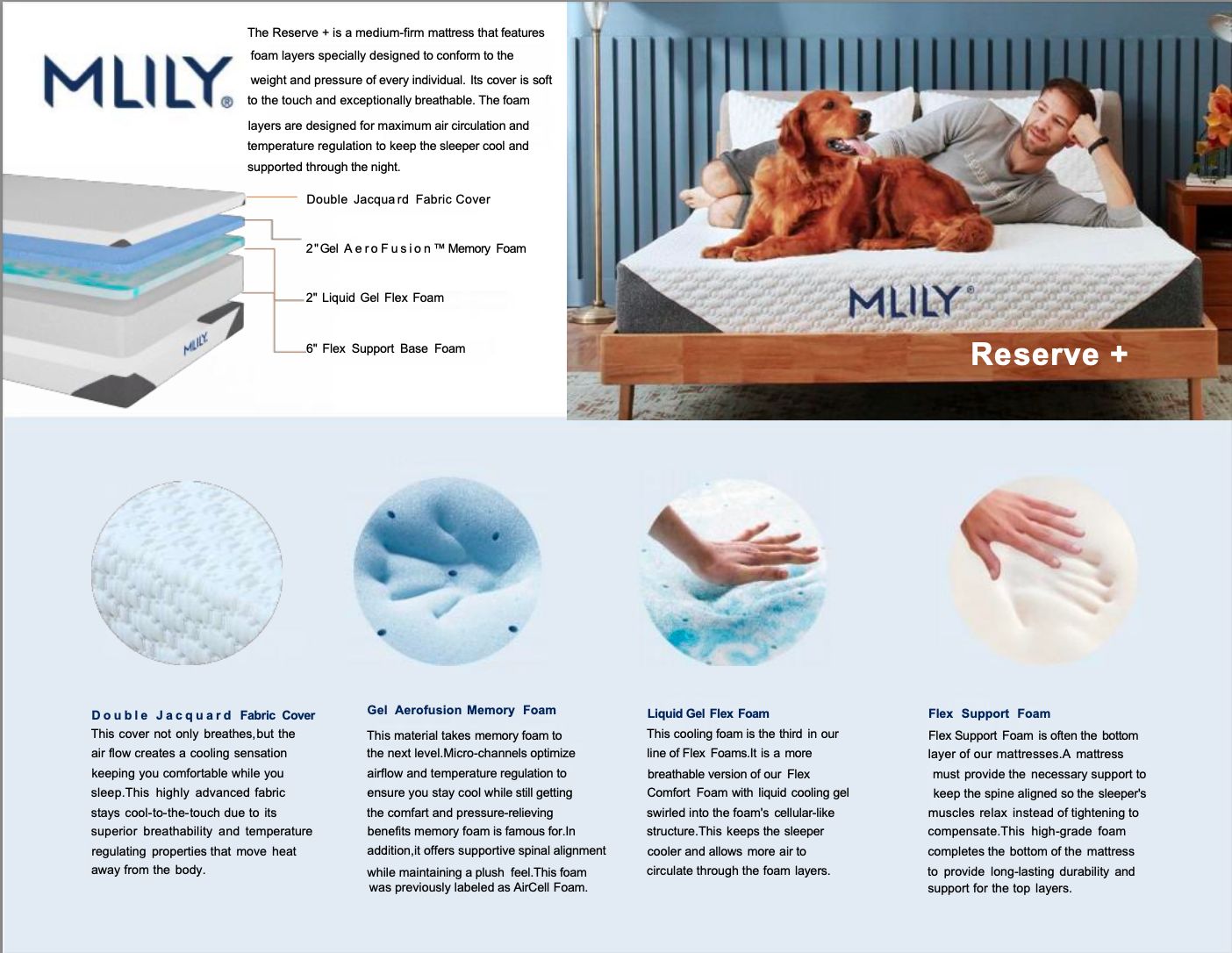 Mlily Reserve+ Mattress | Mattress in Box