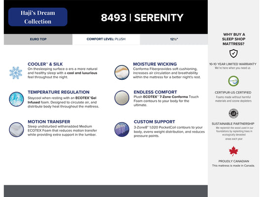 Serenity Mattress | Hajis Dream Collection