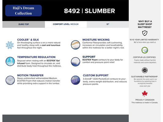 Slumber Mattress | Hajis Dream Collection