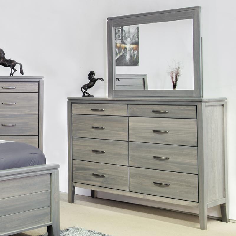 Mako Robina 8 Drawer Dresser with Mako Robina mirror on top